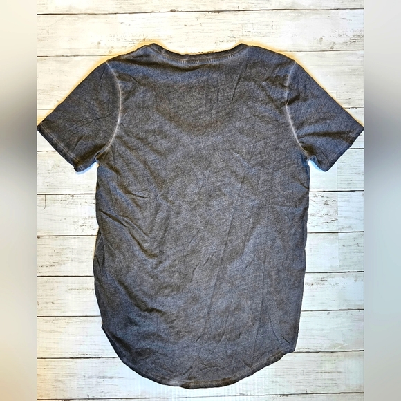 Lucky Brand Jack Daniel's Tennessee Whiskey Gray Studded Short Sleeve Tee Top - Picture 7 of 9